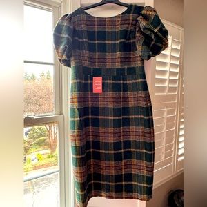 Ivy City Holly Plaid Dress size Large